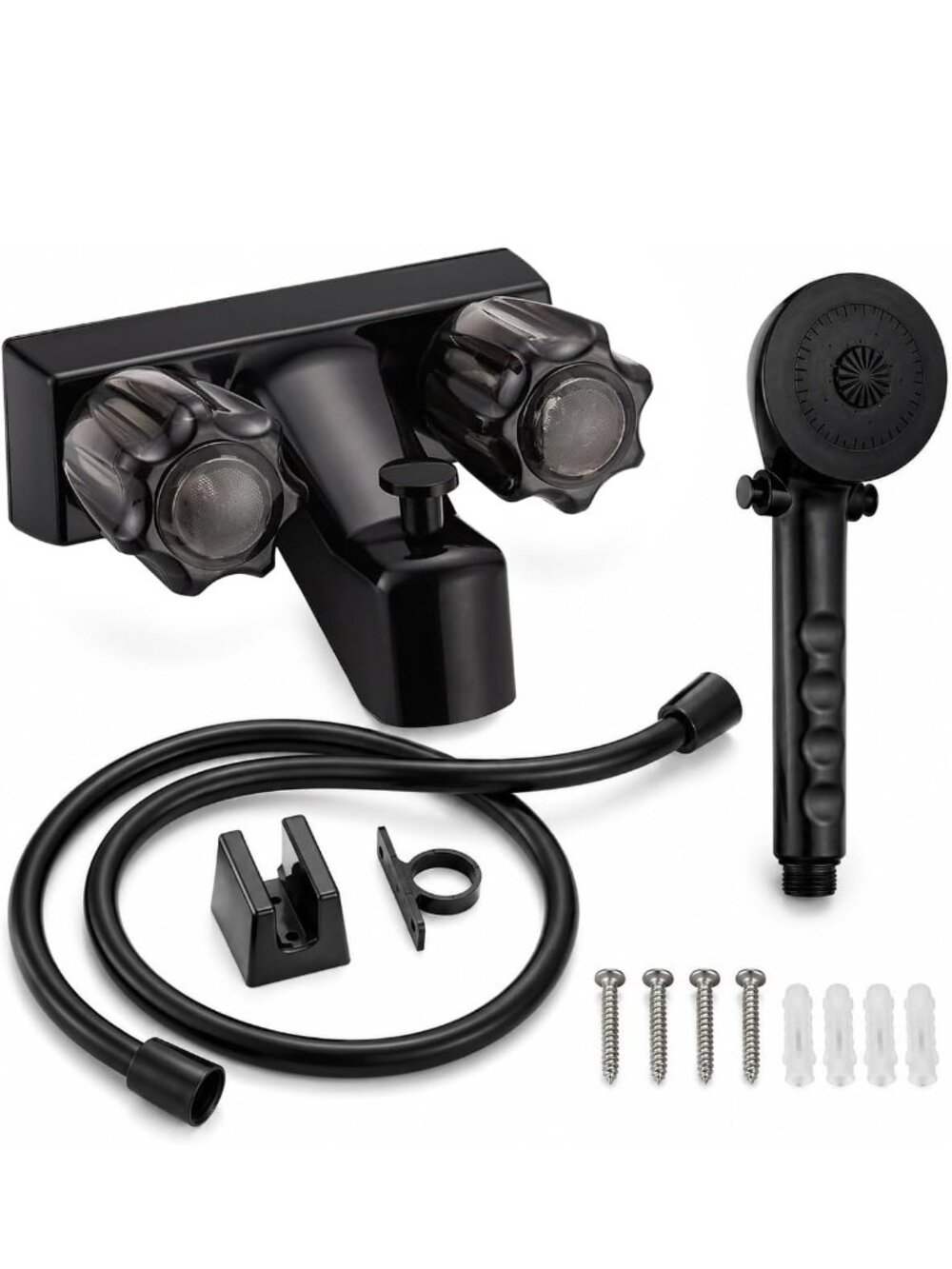 RV Shower Faucet with Hose and Head